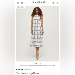 Hill House Home Cosima Nap Dress- Size Small